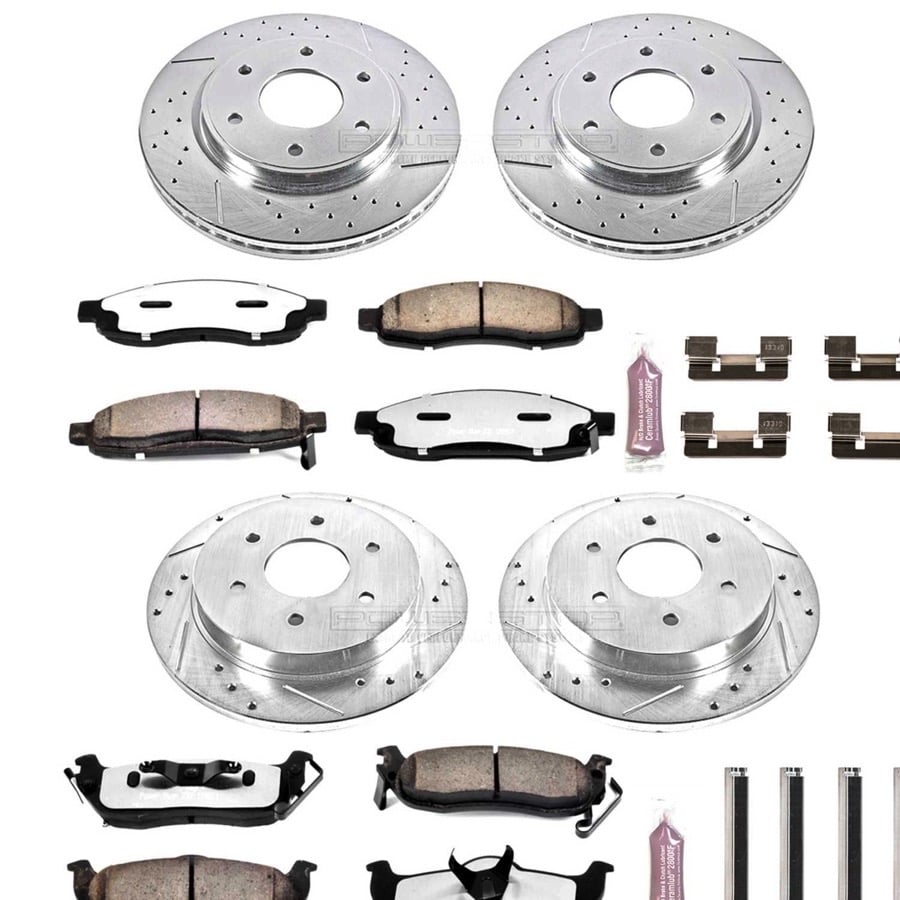 PowerStop Rear Z36 Truck & Tow Brake Kit | Nissan Titan XD (16-18) (K7877-36)