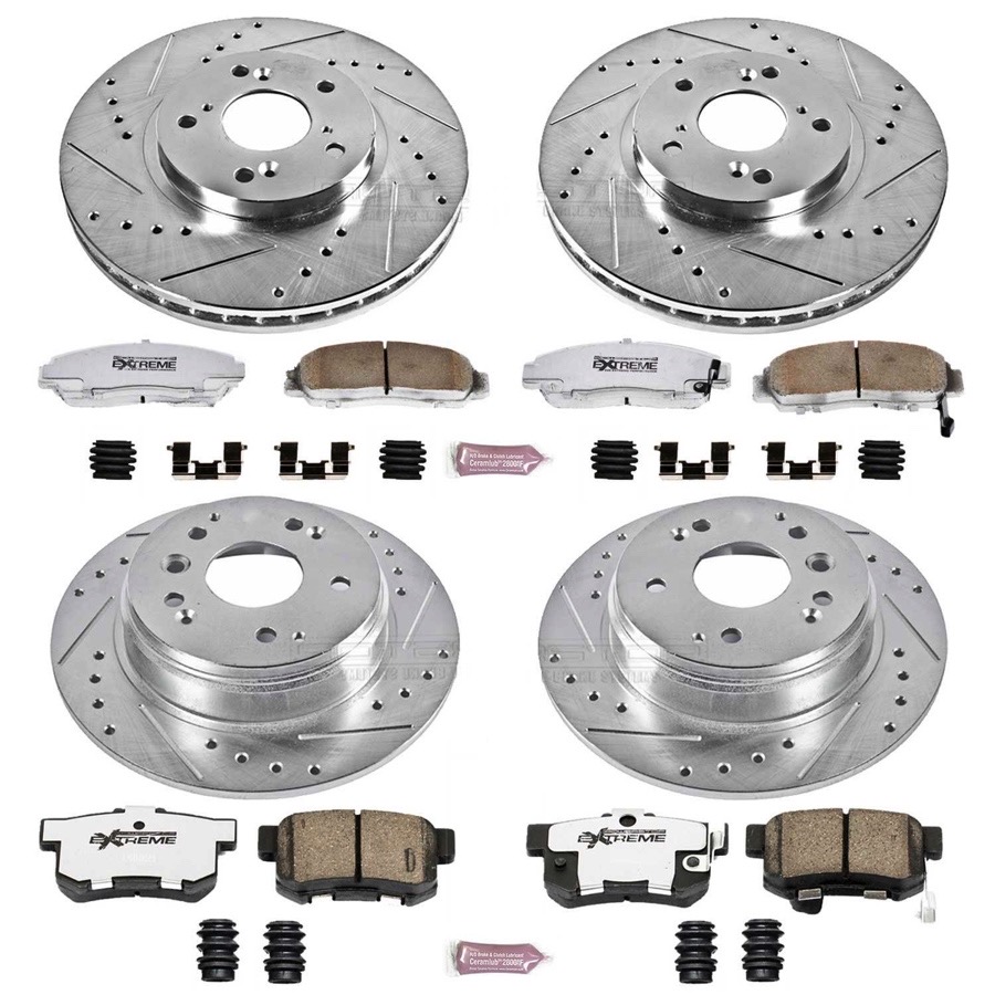 Power Stop 97-01 Acura Integra Front Z26 Street Warrior Brake Kit w/Calipers