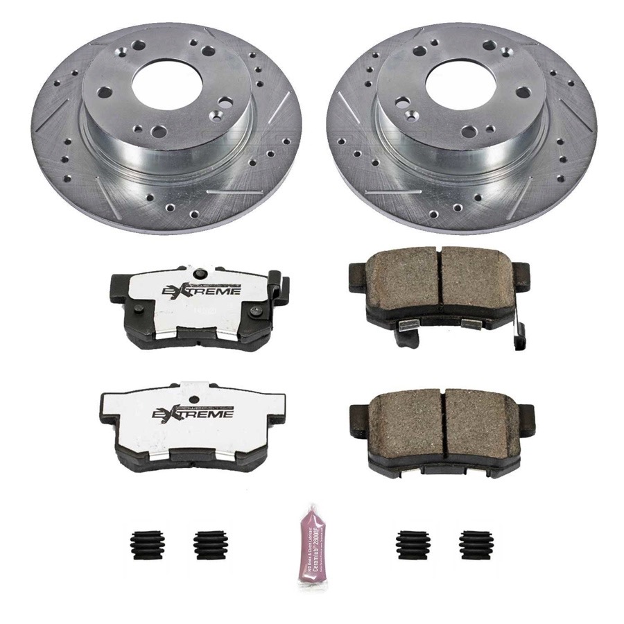Power Stop 05-19 Chrysler 300 Rear Z26 Extreme Street Brake Pads w/Hardware main image 1
