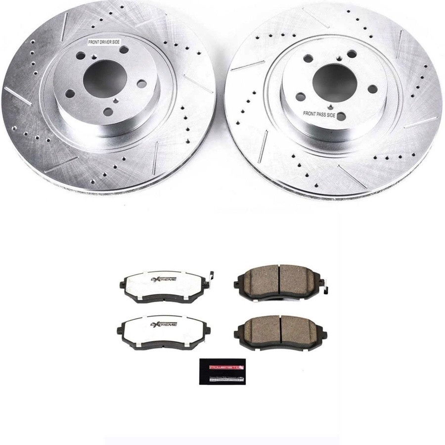 Power Stop 04-08 Acura TL Rear Z26 Street Warrior Brake Kit main image 1