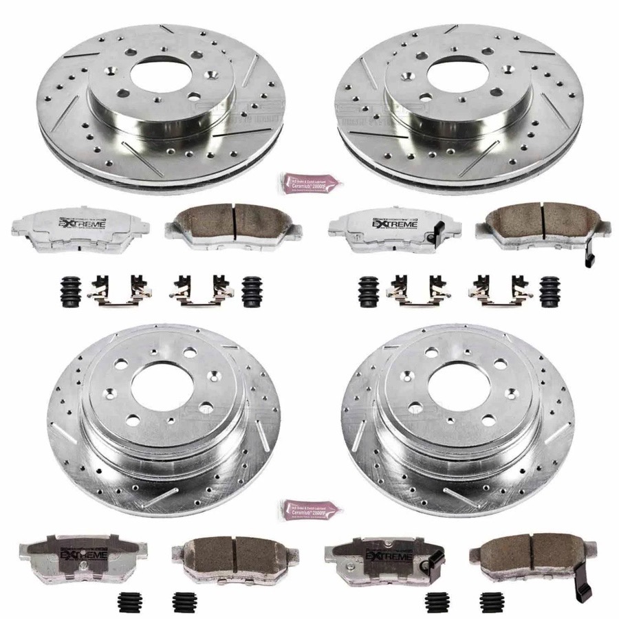 PowerStop Front Z26 Street Warrior Brake Kit with Calipers | 1997 Acura CL (KC697-26)