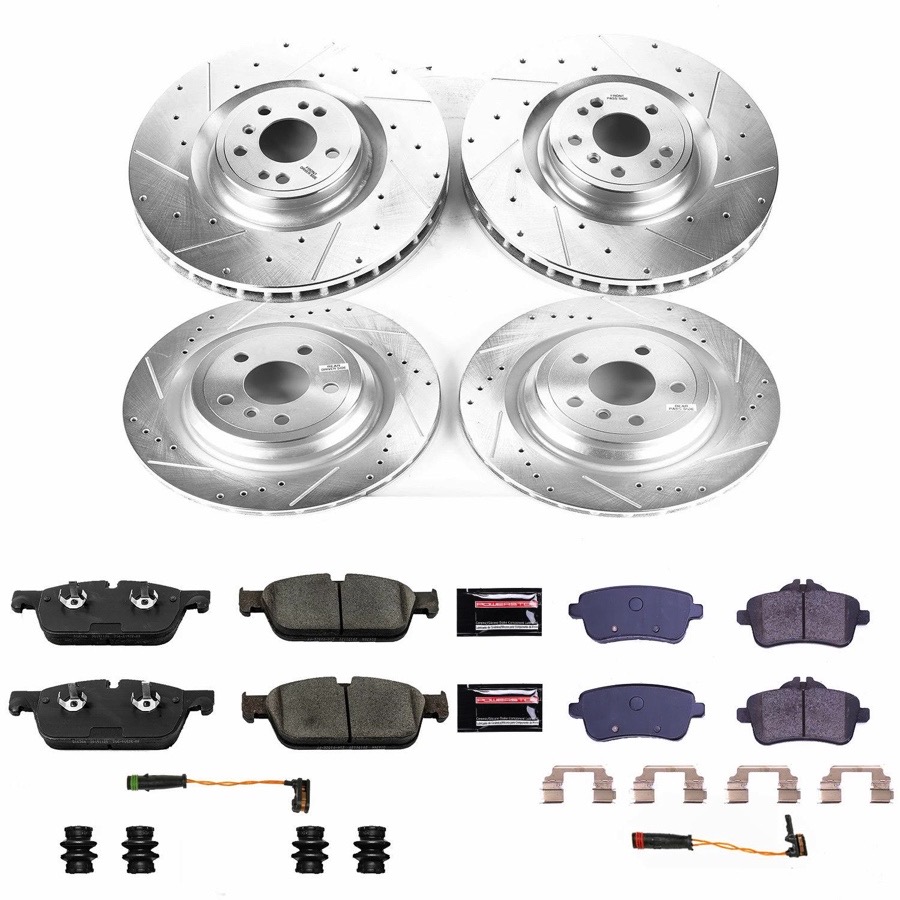 K7391 Power Stop Z23 Evolution Sport Performance Brake Kit - Fits 