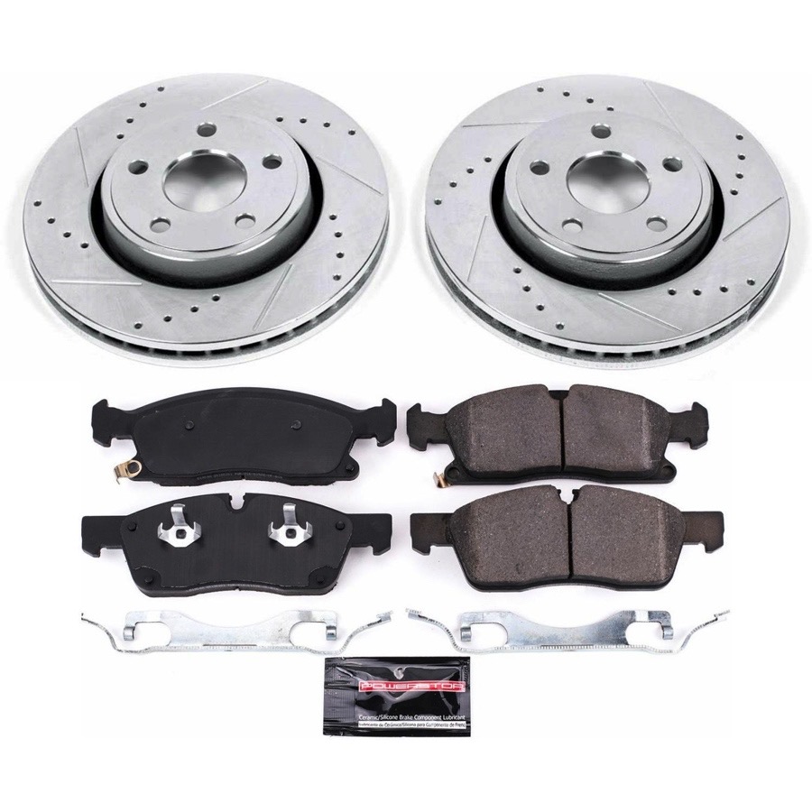 K7412 Power Stop Z23 Evolution Sport Performance Brake Kit