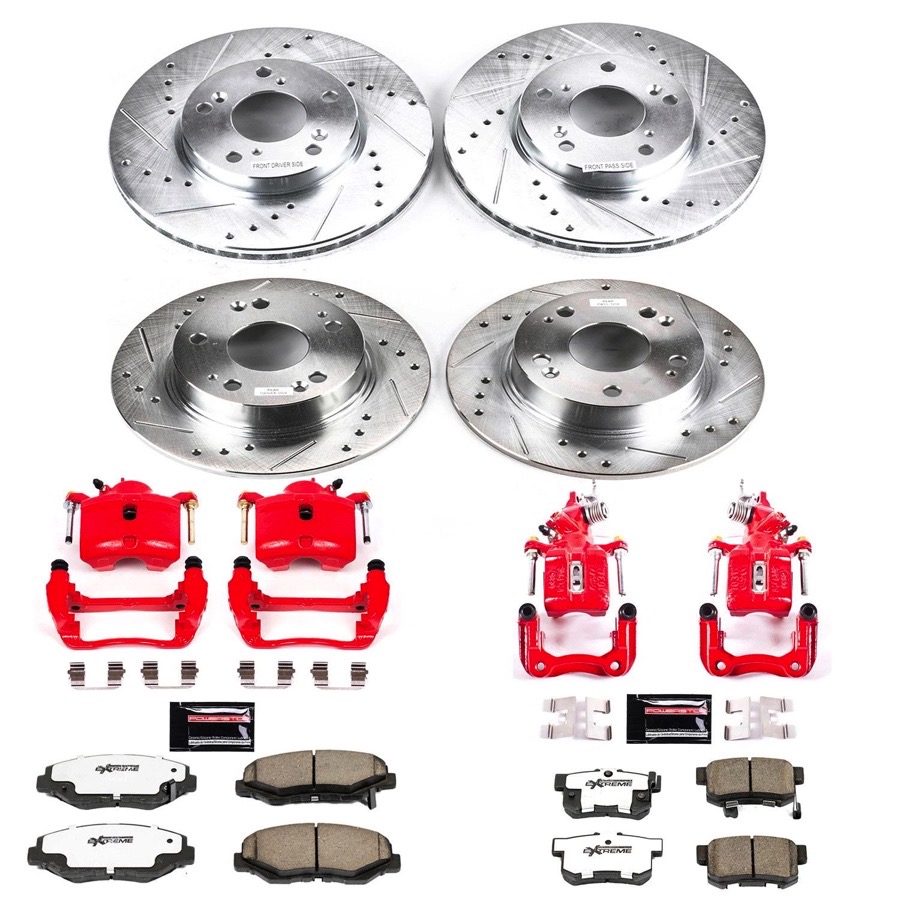 PowerStop Front & Rear Z26 Street Warrior Brake Kit | Subaru Impreza (12-16) (K6113-26)
