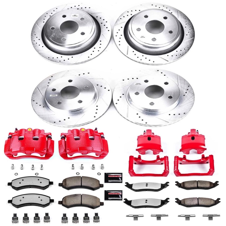 KC2164A-36 Power Stop Z36 Truck & Tow Brake Kit - Fits 2009-2021 