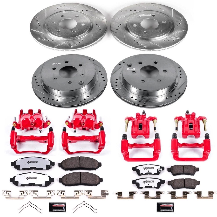 PowerStop Rear Z36 Truck & Tow Kit w/ Calipers | Ford F-350 Super Duty (2005–2010) (KC4593-36) main image 1
