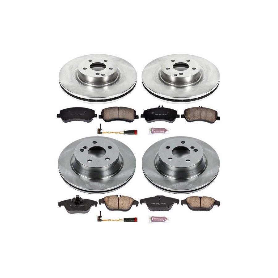 KOE6604 Power Stop Front & Rear Brake Kit - Fits 2010-2015 