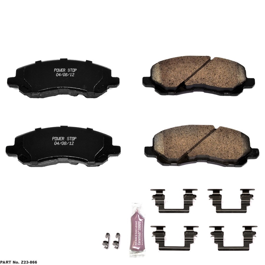 Z23-866 Power Stop Z23 Evolution Sport Brake Pads - Fits 2001-2012 